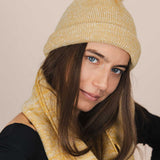 The Hemp Wool Bobble Beanie - Yellow