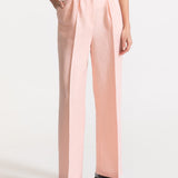 The Figa Linen Trousers - Pink