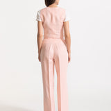 The Figa Linen Trousers - Pink