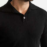 The Omu Polo T-shirt - Black