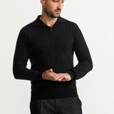 The Omu Polo T-shirt - Black