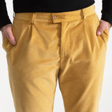 The Dacian Corduroy Trousers - Golden