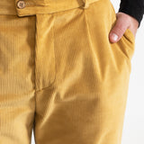 The Dacian Corduroy Trousers - Golden