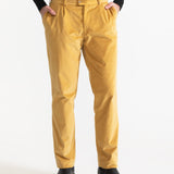 The Dacian Corduroy Trousers - Golden