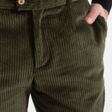 The Dacian Corduroy Trousers - Olive