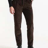 The Dacian Corduroy Trousers - Dark Brown