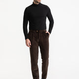 The Dacian Corduroy Trousers - Dark Brown