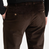 The Dacian Corduroy Trousers - Dark Brown