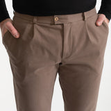 The Chesler Cotton Trousers - Beige