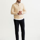 The Monor Cashmere-Wool Jumper - Pearl