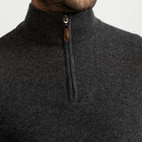 The Monor Wool Jumper - Charcoal