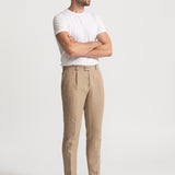 The Romana Linen Trousers - Sand