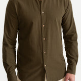 The Godeanu Linen Shirt - Khaki