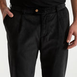 The Dacian Corduroy Trousers - Black