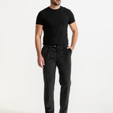 The Dacian Corduroy Trousers - Black