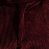 The Dacian Corduroy Trousers - Burgundy