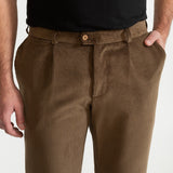 The Dacian Corduroy Trousers - Russet Brown