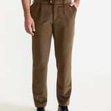 The Dacian Corduroy Trousers - Russet Brown