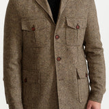 The Safari Wool Jacket - Chambray Beige