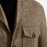 The Safari Wool Jacket - Chambray Beige