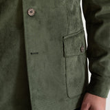 The Corduroy Safari Jacket - Mint Green