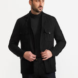 The Safari Wool Jacket - Black