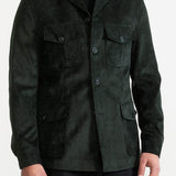 The Corduroy Safari Jacket - Forest Green