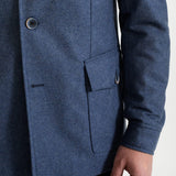 The Safari Wool Jacket - Blue