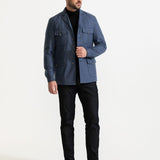 The Safari Wool Jacket - Blue