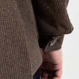 The Safari Wool Jacket - Chambray Brown