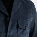 The Corduroy Safari Jacket - Blue