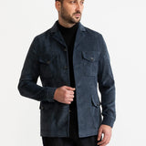 The Corduroy Safari Jacket - Blue