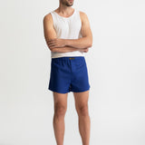 The Linen Boxer Shorts - Royal Blue