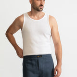 The Linen Boxer Shorts - Petrol