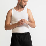 The Linen Boxer Shorts - Black