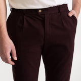 The Chesler Cotton Trousers - Whiskey Brown