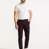 The Chesler Cotton Trousers - Whiskey Brown