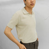 The Omu Polo T-Shirt - Beige