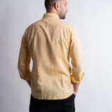 The Godeanu Linen Shirt - Yellow