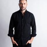 The Godeanu Linen Shirt - Black